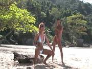 Threesome On A Tropical Beach
2124