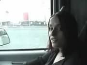 Woman Giving A Blowjob In The Parking Area