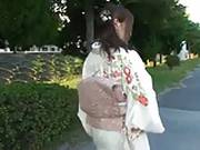 Kimono Beauty Milf Excited After A Long Time Of Sex