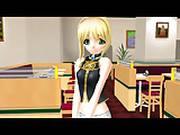 Innocent Blonde Hentai Teen Gets Fuck In A Restaurant