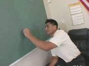 A Sexy Latina Schoolgirl Is Late For Class And Gives Up The Ass To Please Her Teacher
