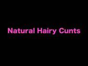 Natural Hairy Cunts