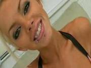 Sexy Blonde Girl Takes Black Guy