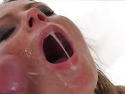Alexis May Doused With A Double Cumload