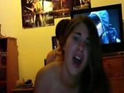 This Little Slut Doesnt Need To Look Back To Know Shes Getting Buttfucked