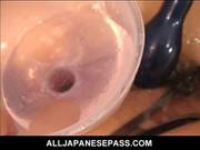 Big Dildo Stretches Wide To Take On A Super Huge Pink D
