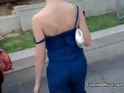 Sexy Independant Woman Cuts Her Panties