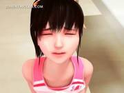 Cute Hentai Teen Gets Pussy Banged In Kitchen