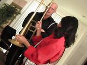 Sexy Asian Swaps Her Instrument For A Skin Flute