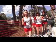 Gasparilla Pirate Flashing Girl Festival In Tampa