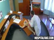 Squirting Blonde Babe Gets Fucked Hard By Hes On Doctors Receptionist Desk 720 5