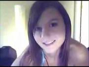 Gorgeous Brunette Tries On Her New Swimsuit