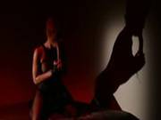 Fairhair Masturbating With Her Strap On