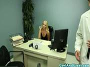 Caring Hot Blonde Babe Nurse Gets Sexy