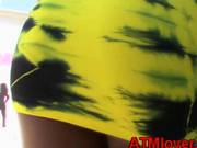 Big Booty Ebony Sucking A White Cock