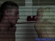Cute Dutch Blonde Blows A Excited Tourist 