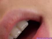Solo Brunette Grinding Her Dildo