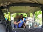Kinky Customer Nurse Hard Cock Of A Fake Driver In Public