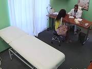 Doctor Bangs Brunette Amateur Patient In Fake Hospital