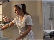 Hot Nurse In Tan Stockings And Heels In Hospital - Dorcel