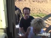 Blonde Girl In An Amazing Van Orgy