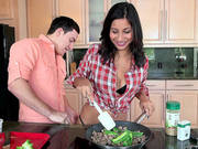 Jade Jantzen Cooking In The Kitchen Butt Naked
