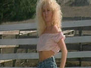 Retro Blonde Feels It Deep
