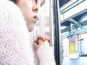 Japanese Babe Stimulated In Public