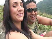 Slutty Latina Fucking In Outdoor