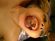 Amazing Creampies With Horny Blonde
