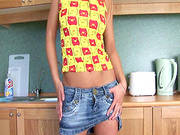 Young Blonde Plays Naughty In Solo
