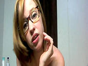 Naughty Teen Stuffing Her Shaved Cunt