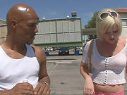 Blonde Beauty Enjoying Interracial Sex