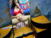 Indian Young Girl Masturbates In Front Of The Mirror