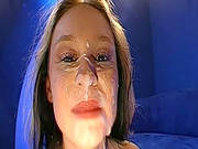 Impressive Gal Enjoying Creamy Jizz