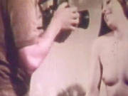 Retro Chick Enjoying Rough Threesome