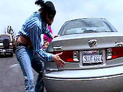 Hottie Enjoys Rough Outdoor Domination