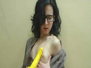 Astounding Doll Stroking Her Tight Vag