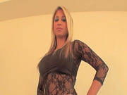 Bad Ass Blonde Enjoying Femdom