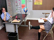 Young Student Pleasing Horny Teacher