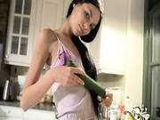 Unreal Cucumber In Her Tight Hole -3