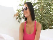 Brunettes Interview With Busty Glamour -2