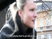 Nasty Amateur Babe Flashes Tits And Pounded On Parking Lot