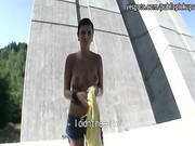 Amateur Milf Flashes Her Big Tits And Railed In Public