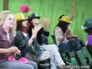 Amateur Women Partying In A Barn With Strippers
