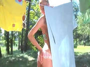 Sexy Natasha And Grass Fingering