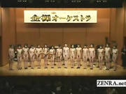 Subtitled Nudist Japan Instrumentalists Thank Audience