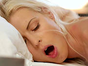 On Christmas Morning This Hot Blonde Wakes Up To A Hard Fuck