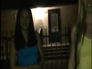 Two Girls Are Followed Home And Spied On While Having Fun