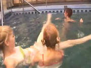 Sexy Lezzies In The Swimming Pool -4